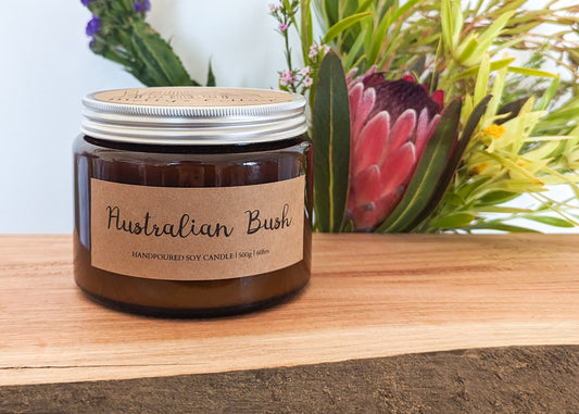 Double Wick Handpoured Soy Candle 500g