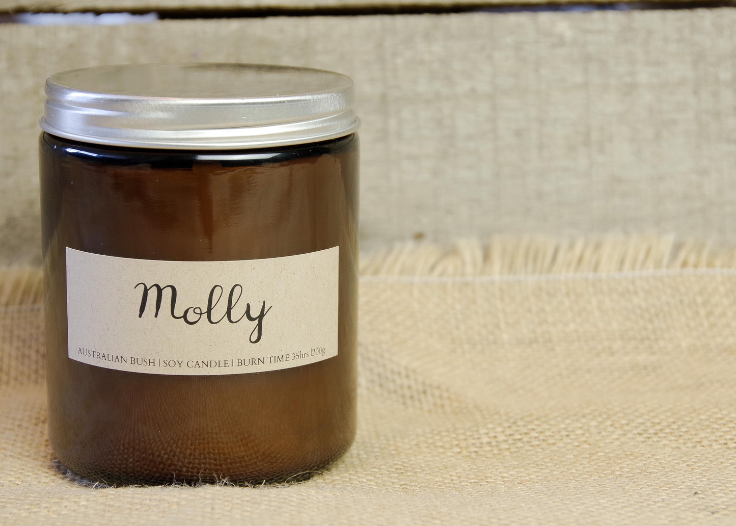 Personalised Handpoured Soy Candle 200g
