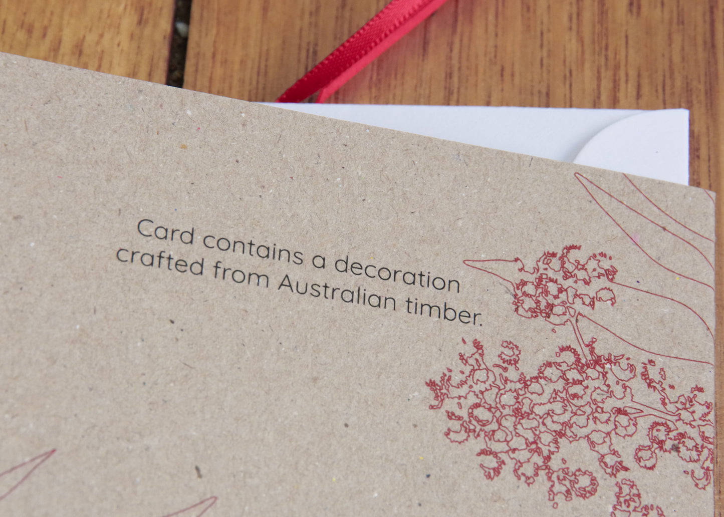 Buttonworks Christmas Tree Decoration Card