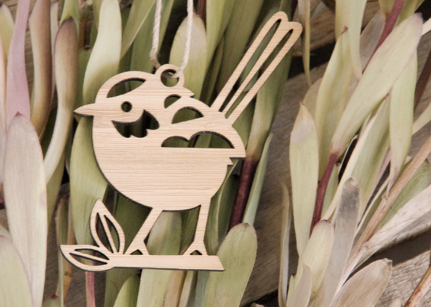 Earth Greetings Mini Bamboo Ornament