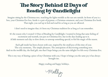 12 Days of Reading by Candlelight - Advent Calendar