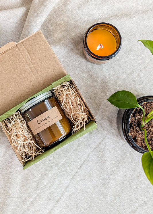 Personalised Handpoured Soy Candle 200g