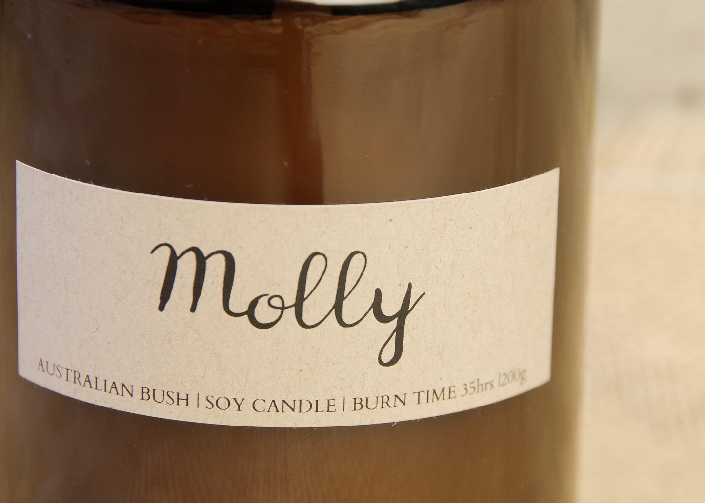 Personalised Handpoured Soy Candle 200g